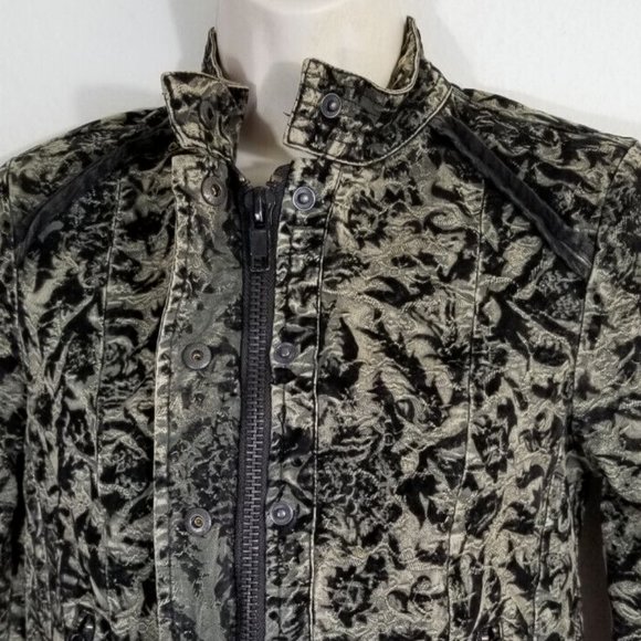 FREE PEOPLE "Follow the Flock" Motorcycle Jacket 5459E1M - Picture 6 of 16